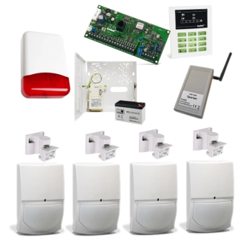 SYSTEM ALARMOWY SATEL CA-5 KPL + 4x SWAN QUAD + TI700 + SPARTAN